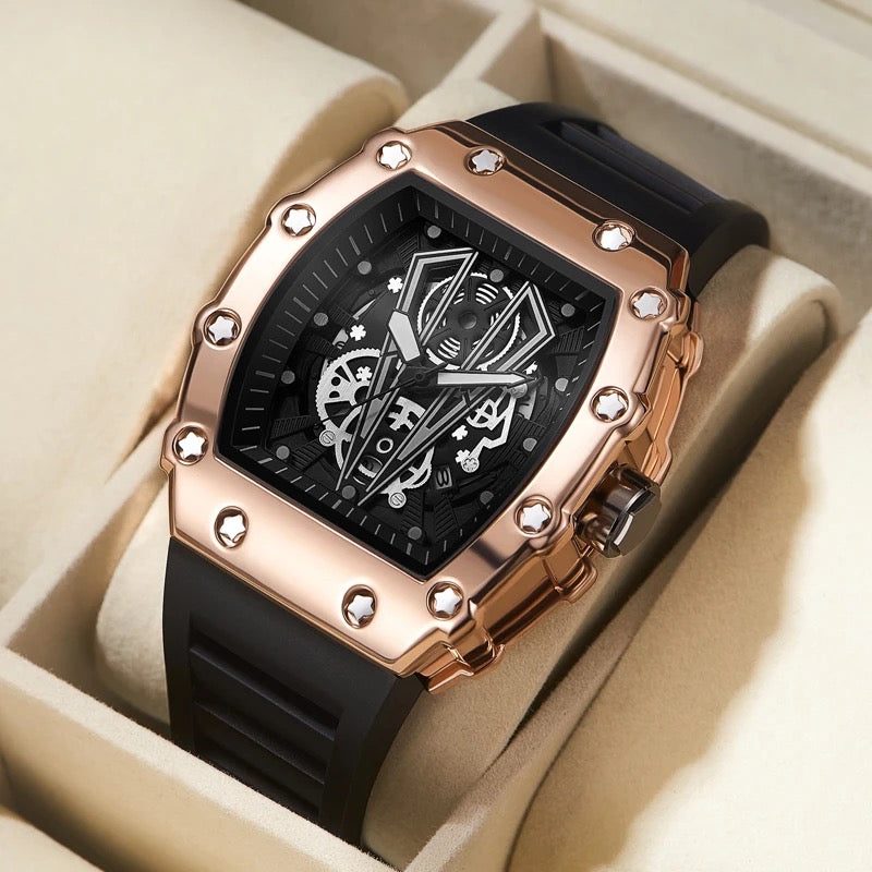 Reloj de cuarzo esfera grande para hombre